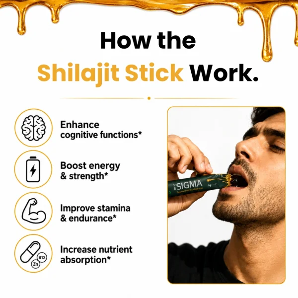 Shilajit Gold Honey Sticks